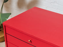 Load image into Gallery viewer, American of Martinsville Dresser in Poppy Red

