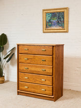 Load image into Gallery viewer, Oak Vintage Highboy
