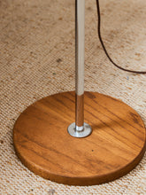 Load image into Gallery viewer, 1970’s Italian Wood and Chrome Lamp

