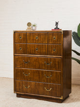 Load image into Gallery viewer, Vintage Drexel Campaign Highboy
