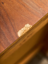 Load image into Gallery viewer, Walnut Mid Century 2 Tone Walnut 4 Drawer Dresser
