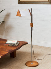 Load image into Gallery viewer, 1970’s Italian Wood and Chrome Lamp
