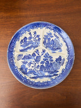 Load image into Gallery viewer, Antique Blue Willow Plate

