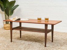 Load image into Gallery viewer, Teak Vintage Cocktail Coffee Table
