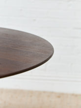 Load image into Gallery viewer, Dark Wood Black Base Dining Table
