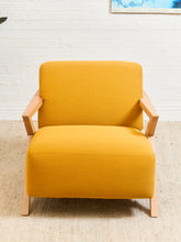 Load image into Gallery viewer, Zephyr Lounge Chair in Curry
