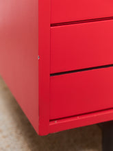 Load image into Gallery viewer, American of Martinsville Dresser in Poppy Red
