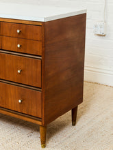 Load image into Gallery viewer, White Top LA period Company Dresser
