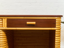 Load image into Gallery viewer, Art Deco Bamboo Desk
