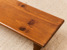 Load image into Gallery viewer, Ethan Allen Solid Wood Trestle Bench
