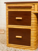 Load image into Gallery viewer, Art Deco Bamboo Desk
