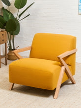 Load image into Gallery viewer, Zephyr Lounge Chair in Curry

