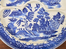 Load image into Gallery viewer, Antique Blue Willow Plate
