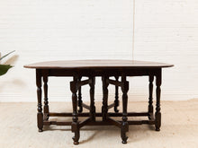 Load image into Gallery viewer, Antique Drop Leaf Dining Table
