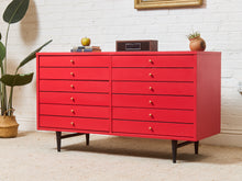 Load image into Gallery viewer, American of Martinsville Dresser in Poppy Red
