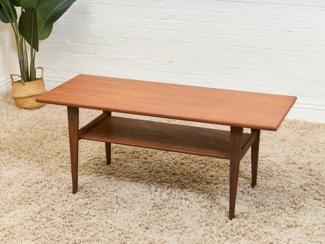 Teak Vintage Cocktail Coffee Table