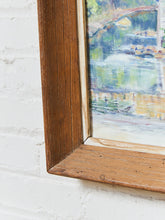 Load image into Gallery viewer, Bridge Vintage Painting
