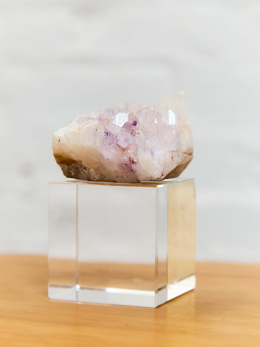 Amethyst on Quartz