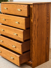 Load image into Gallery viewer, Oak Vintage Highboy
