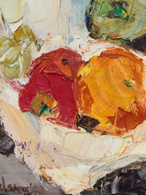 Load image into Gallery viewer, Modernist Expressionist Still Life Oil Painting Vintage Original by P.R Karlsberg
