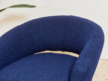 Load image into Gallery viewer, Boucle Blue Vintage 60’s Chair
