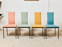 Load image into Gallery viewer, Minson Corp. Postmodern Multicolor Chairs Set of Eight
