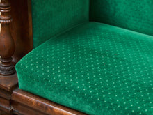 Load image into Gallery viewer, Antique Empire Style Walnut Swan Grecian Sofa
