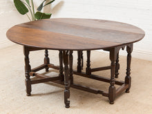 Load image into Gallery viewer, Antique Drop Leaf Dining Table
