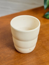 Load image into Gallery viewer, Minimalist Vintage White Ceramic Planter Made in Germany
