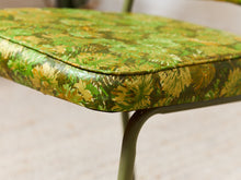 Load image into Gallery viewer, Pair of Green Floral Dinette Chairs
