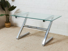 Load image into Gallery viewer, 1970's Chrome Design Institute Desk
