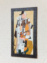 Load image into Gallery viewer, De Guitarite French Cubist painting, signed and dated
