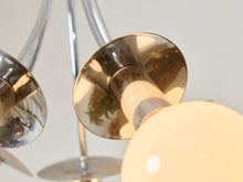 Load image into Gallery viewer, Scolari Vintage Chrome Pendant Chandelier
