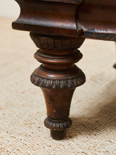 Load image into Gallery viewer, Antique Empire Style Walnut Swan Grecian Sofa
