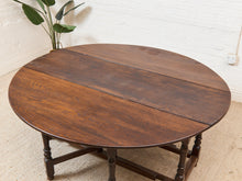 Load image into Gallery viewer, Antique Drop Leaf Dining Table

