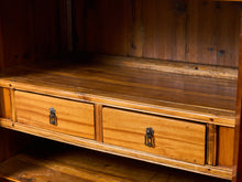 Load image into Gallery viewer, Qing Dynasty Ningbo Cypress and Rosewood Cabinet with Brass Hardware
