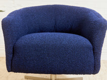 Load image into Gallery viewer, Boucle Blue Vintage 60’s Chair

