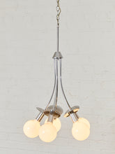 Load image into Gallery viewer, Scolari Vintage Chrome Pendant Chandelier
