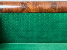 Load image into Gallery viewer, Antique Empire Style Walnut Swan Grecian Sofa
