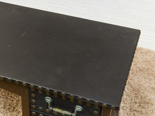 Load image into Gallery viewer, Spanish Revival Studded Leather and Wood Executive Desk
