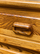Load image into Gallery viewer, Vintage Oak BoHo Nightstands Pair
