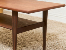 Load image into Gallery viewer, Teak Vintage Cocktail Coffee Table
