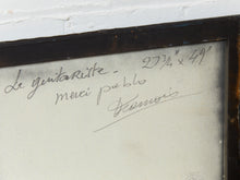 Load image into Gallery viewer, De Guitarite French Cubist painting, signed and dated
