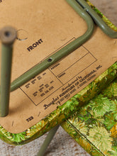 Load image into Gallery viewer, Pair of Green Floral Dinette Chairs
