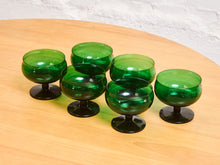 Load image into Gallery viewer, Set of Six Emerald Green Whiskey Sniffers
