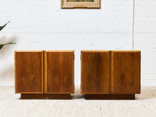 Load image into Gallery viewer, Pair of Double Double Door Nightstands by Lane
