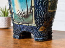 Load image into Gallery viewer, Ken Jensen Raku Pottery Vessel
