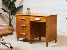 Load image into Gallery viewer, Oak Vintage Desk
