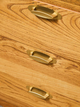 Load image into Gallery viewer, 6 Drawer Oak Vintage Dresser
