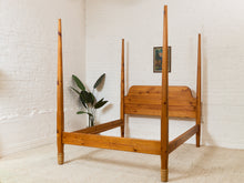 Load image into Gallery viewer, Pine Rustic Vintage Bed and Post
